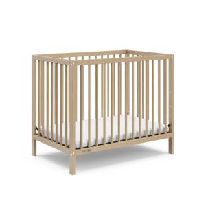 Graco Teddi 5-in-1 Convertible Crib & Changer with Drawer (Olive) – GREENGUARD Gold Certified Baby Crib Crafted from Wood, Converts to Toddler Bed, Daybed, and Full-Size Bed(Driftwood)