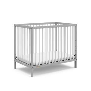 Graco Teddi 5-in-1 Convertible Crib & Changer with Drawer (Olive) – GREENGUARD Gold Certified Baby Crib Crafted from Wood, Converts to Toddler Bed, Daybed, and Full-Size Bed(Pebble Gray/White)