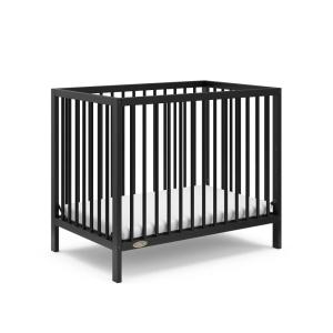 Graco Teddi 5-in-1 Convertible Crib & Changer with Drawer (Olive) – GREENGUARD Gold Certified Baby Crib Crafted from Wood, Converts to Toddler Bed, Daybed, and Full-Size Bed(Black)