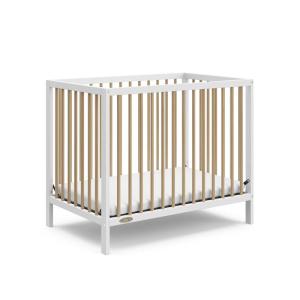Graco Teddi 5-in-1 Convertible Crib & Changer with Drawer (Olive) – GREENGUARD Gold Certified Baby Crib Crafted from Wood, Converts to Toddler Bed, Daybed, and Full-Size Bed(White/Driftwood)