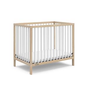 Graco Teddi 5-in-1 Convertible Crib & Changer with Drawer (Olive) – GREENGUARD Gold Certified Baby Crib Crafted from Wood, Converts to Toddler Bed, Daybed, and Full-Size Bed(Natural/White)