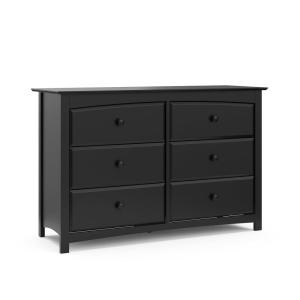Storkcraft Kenton 5 Drawer Dresser (White) for Kids Bedroom, Nursery Dresser Organizer, Chest of Drawers with 5 Drawers, Universal Design for Children’s Bedroom(Black)