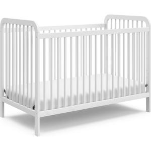 Storkcraft Pasadena 3-in-1 Convertible Crib (White) – GREENGUARD Gold Certified, Converts to Daybed and Toddler Bed, Fits Standard Full-Size Crib Mattress, Adjustable Mattress Height(White)
