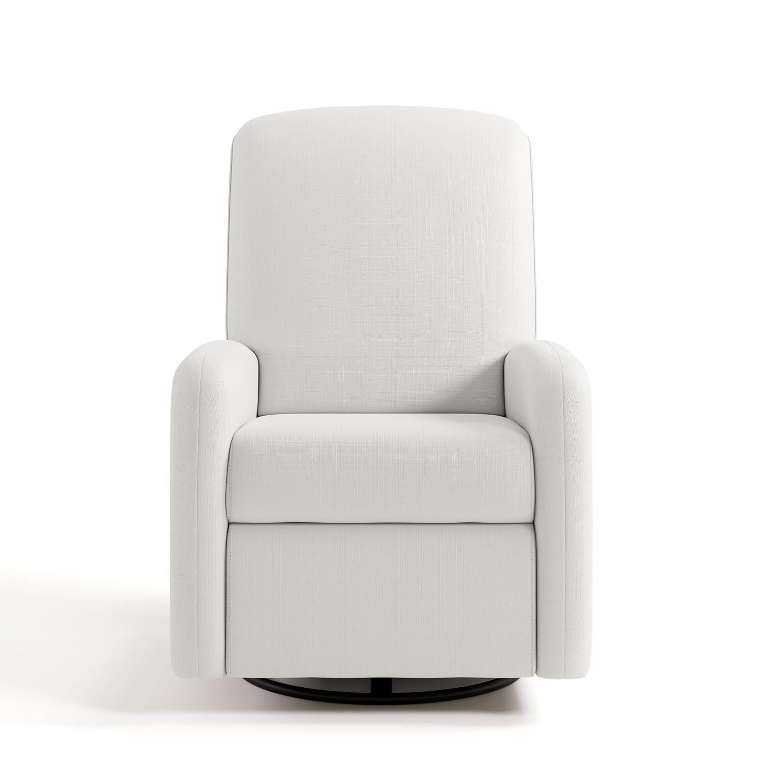 imageGraco Bellwood Power Recliner Swivel Glider Dune Basketweave Electronic Power Recliner for Nursery Includes DualUSB Charging Port for USBA ampamp USBC Glider Rocking Chair with Full ReclineIvory