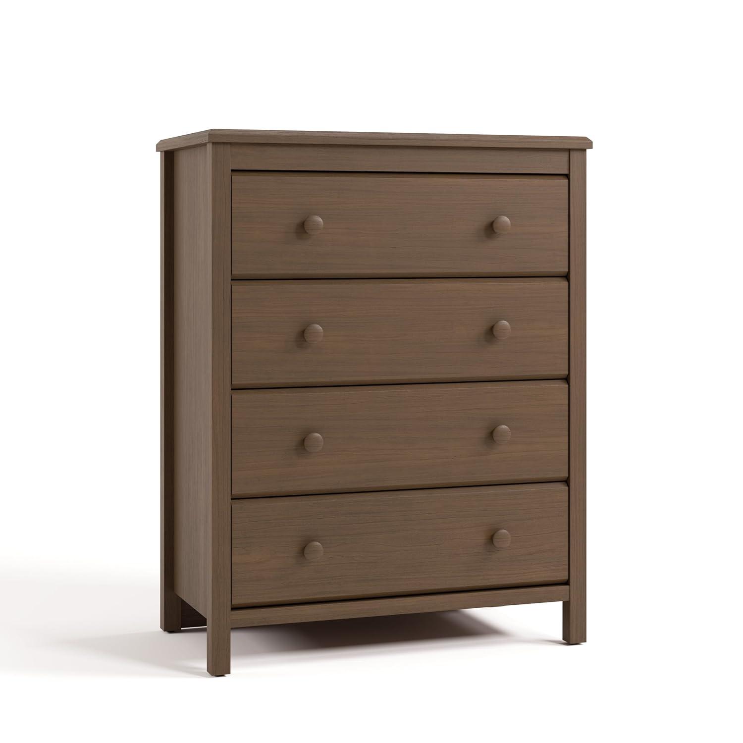 imageStorkcraft Alpine 6Drawer Dresser Driftwood  GREENGUARD Gold Certified Brown Dresser for Bedroom Kids ampamp Nursery Storage Drawers Safety Interlocking Drawers PreInstalled Tracks Kids BedroomHazelnut