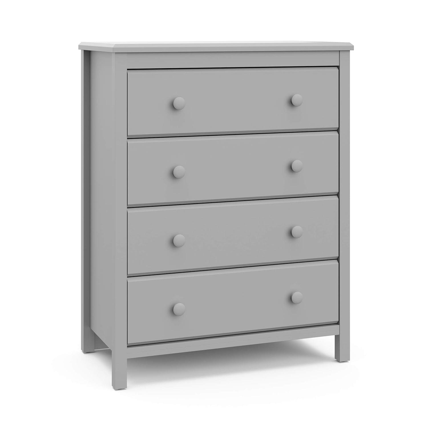 imageStorkcraft Alpine 6Drawer Dresser Driftwood  GREENGUARD Gold Certified Brown Dresser for Bedroom Kids ampamp Nursery Storage Drawers Safety Interlocking Drawers PreInstalled Tracks Kids BedroomPebble Gray