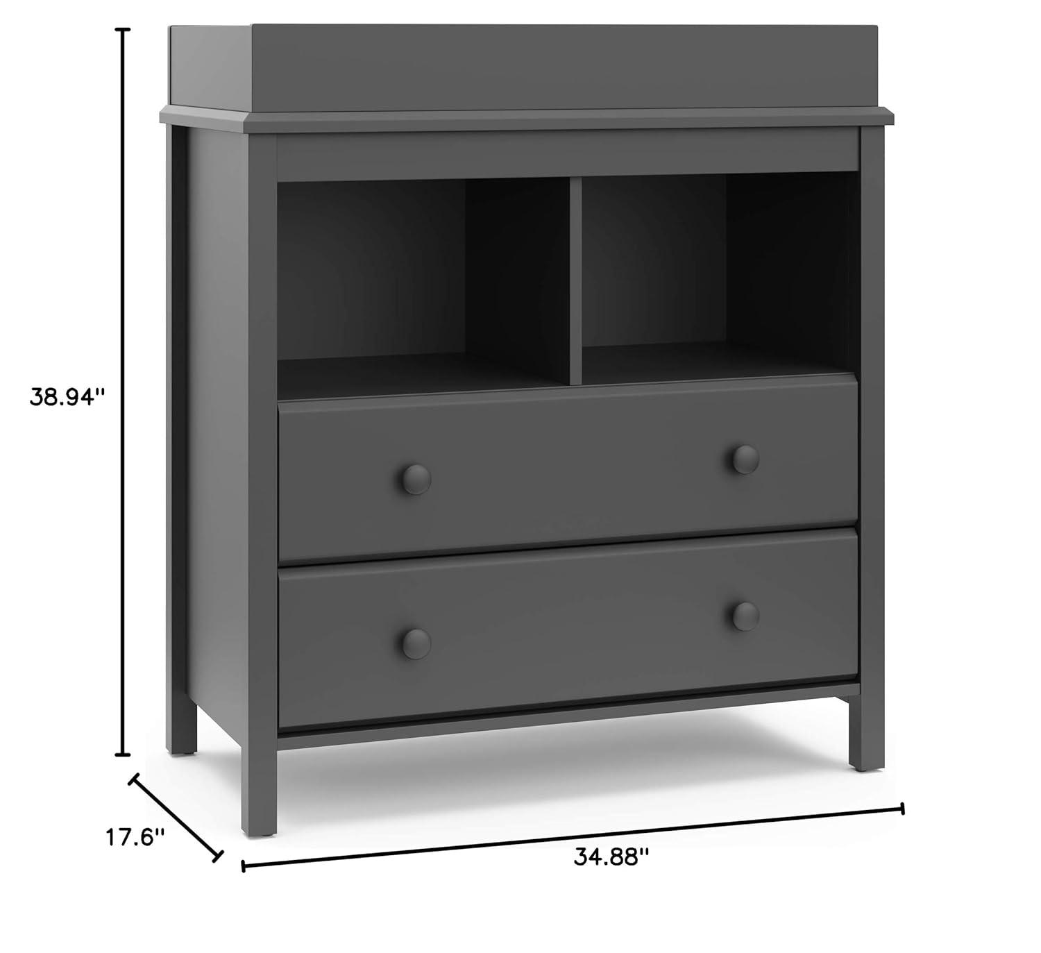 imageStorkcraft Alpine 6Drawer Dresser Driftwood  GREENGUARD Gold Certified Brown Dresser for Bedroom Kids ampamp Nursery Storage Drawers Safety Interlocking Drawers PreInstalled Tracks Kids BedroomGrey